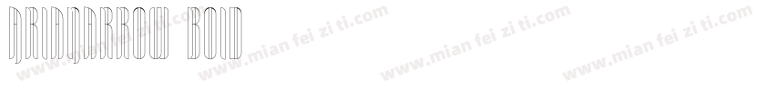 AriaNarrow Boid字体字体转换